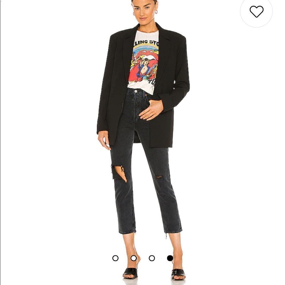 Agolde Riley High Ride Crop Straight Leg Jeans NWT